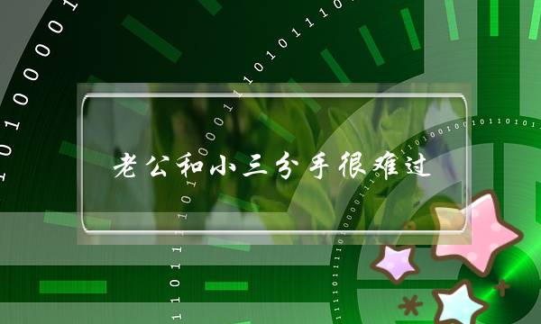 老公和小三分手很难过