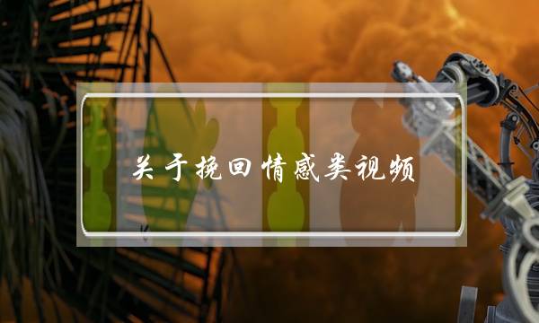 关于挽回情感类视频