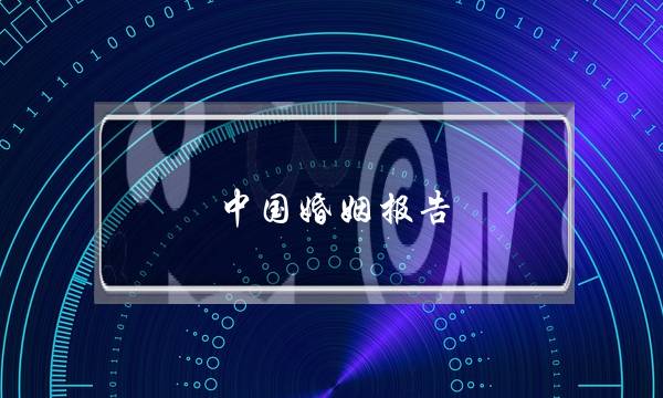 中国婚姻报告 全文