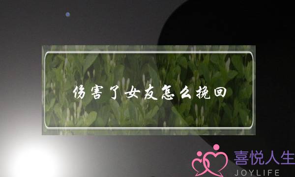 伤害了女友怎么挽回(把女朋友伤害了,该怎么挽回)