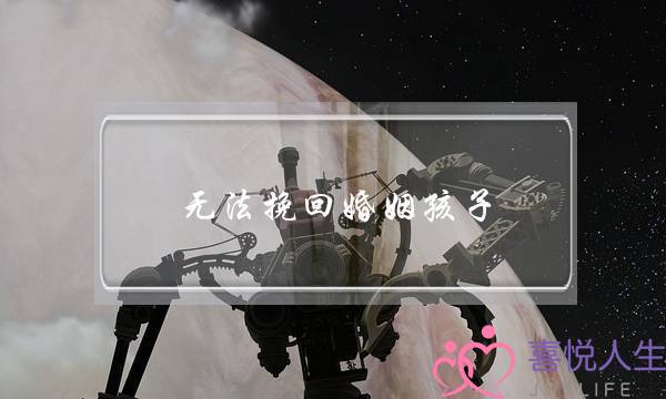 无法挽回婚姻孩子