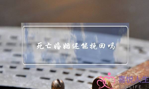 死亡婚姻还能挽回吗(名存实亡的婚姻还能挽回吗)