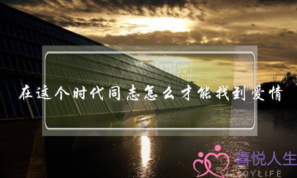 在这个时代同志怎么才能找到爱情？(在爱情中该如何找回自我)
