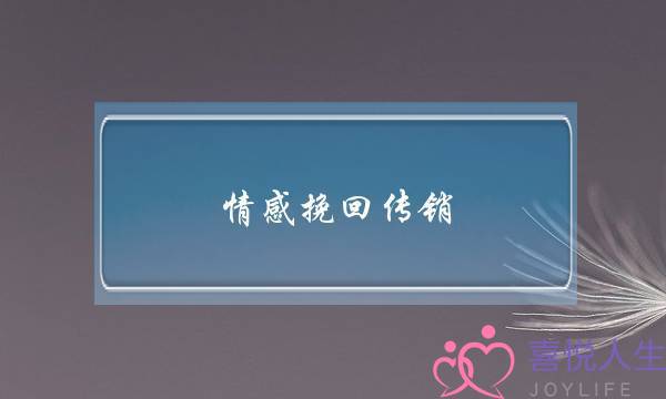 情感挽回传销