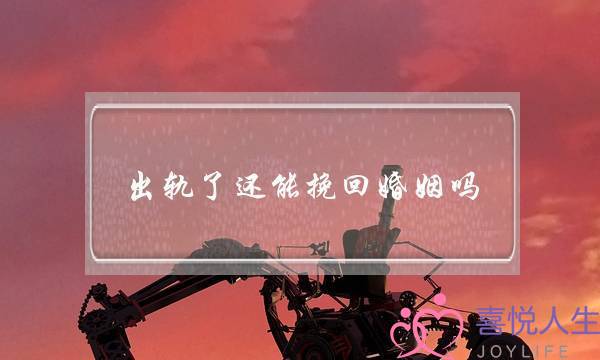 出轨了还能挽回婚姻吗(女人出轨了婚姻还能挽回吗)