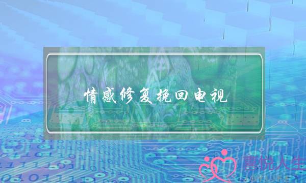 情感修复挽回电视(夫妻情感修复及挽回)