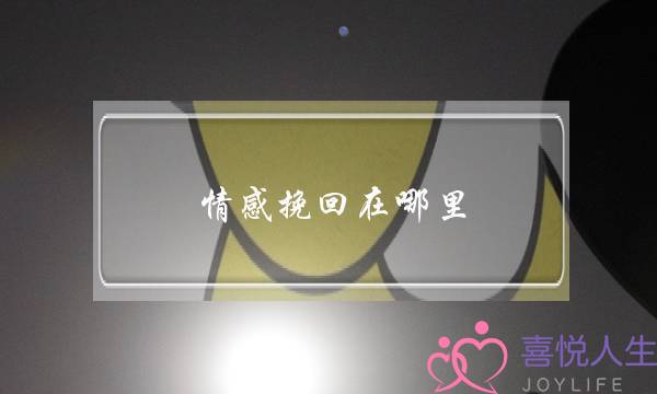 情感挽回在哪里-无恙情感