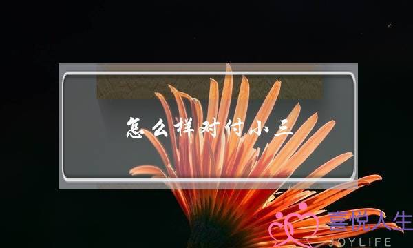 怎么样对付小三