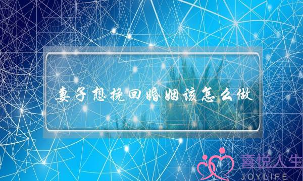 妻子想挽回婚姻该怎么做