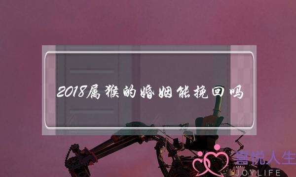 2018属猴的婚姻能挽回吗