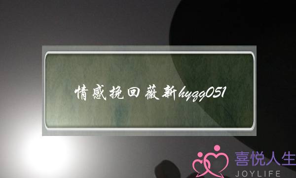 情感挽回薇新hyqg051