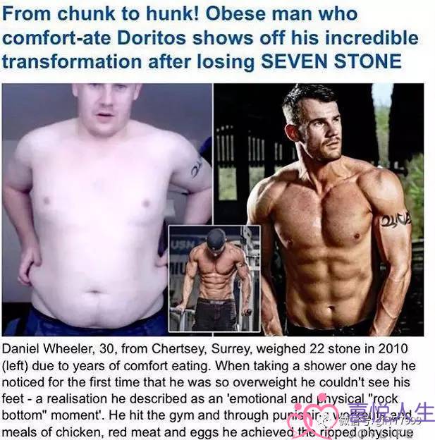 因为肥胖被女友甩，3年后却逆袭成肌肉男模！